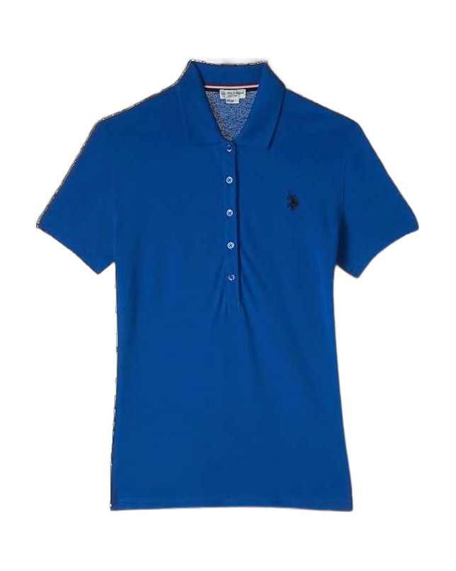 Women's polo blue